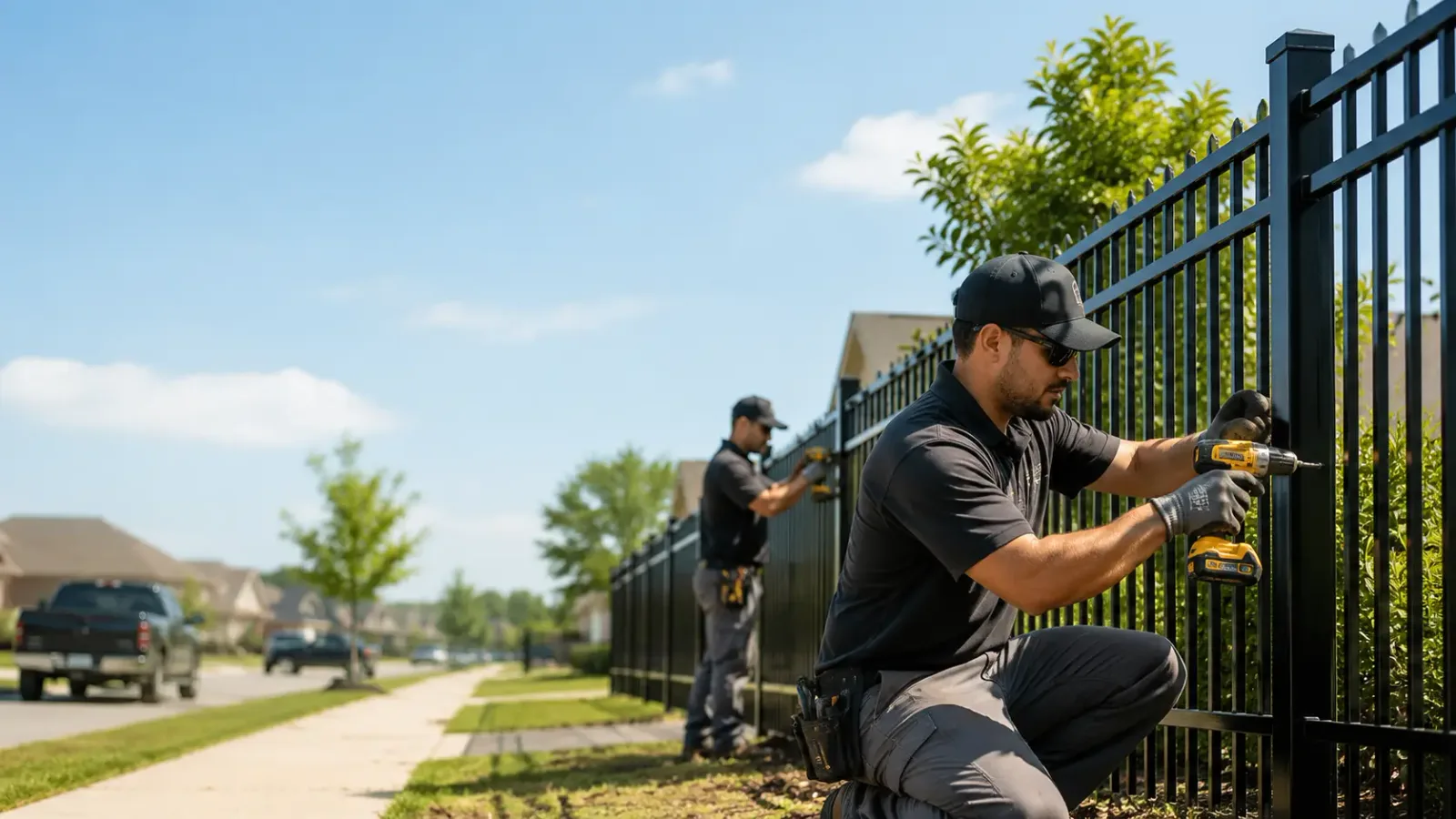 Metal Fence Installation in Marion, MA